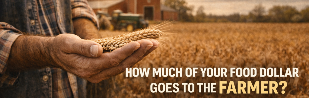 How Much of Your Food Dollar Actually Goes to Farmers?